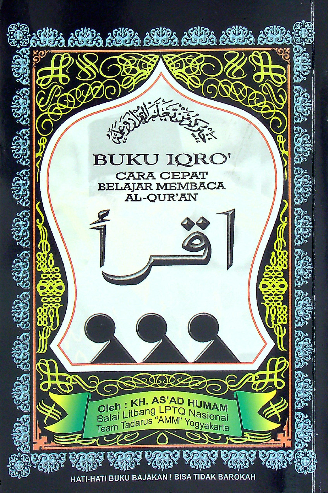 Buku Iqro' Cara Cepat Belajar Menbaca Al-Qur'An